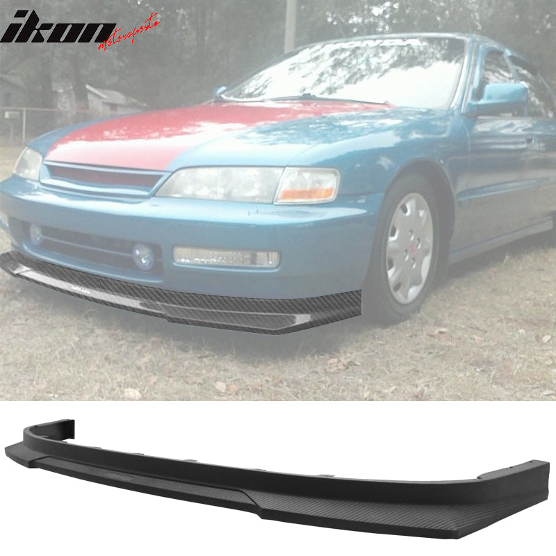 1996-1997 Honda Accord HC1 Style Matte Black Front Bumper Lip Spoiler