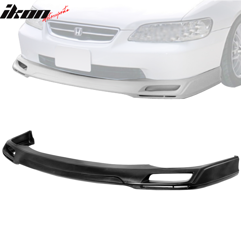 1998-2002 Honda Accord Sedan V Style Unpainted Front Bumper Lip - PU