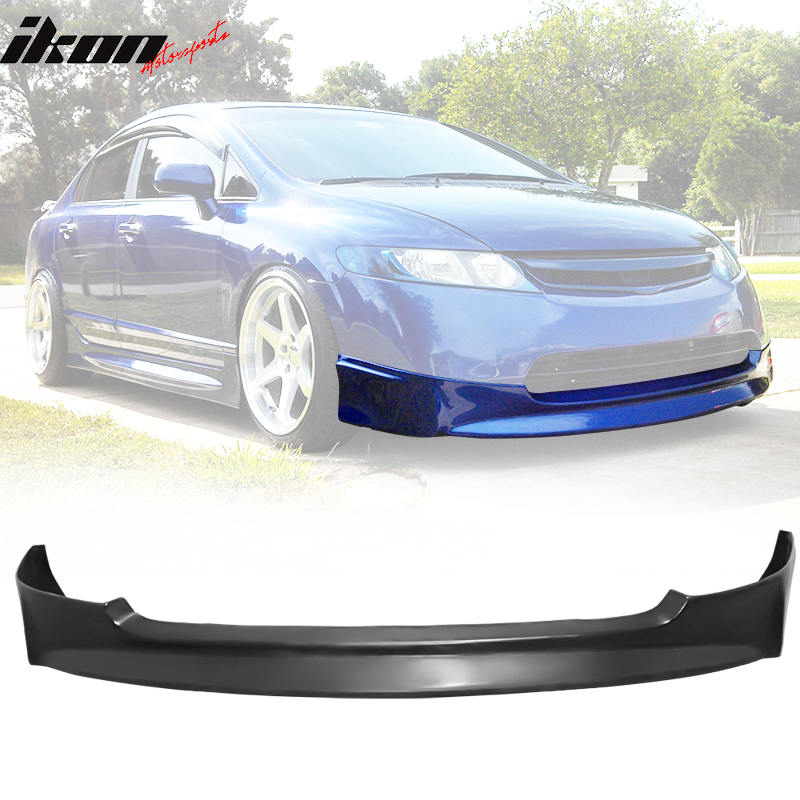 Fits 06-08 Honda Civic MUG Style Front Lip Rear Lip w/ 3rd Brake Light