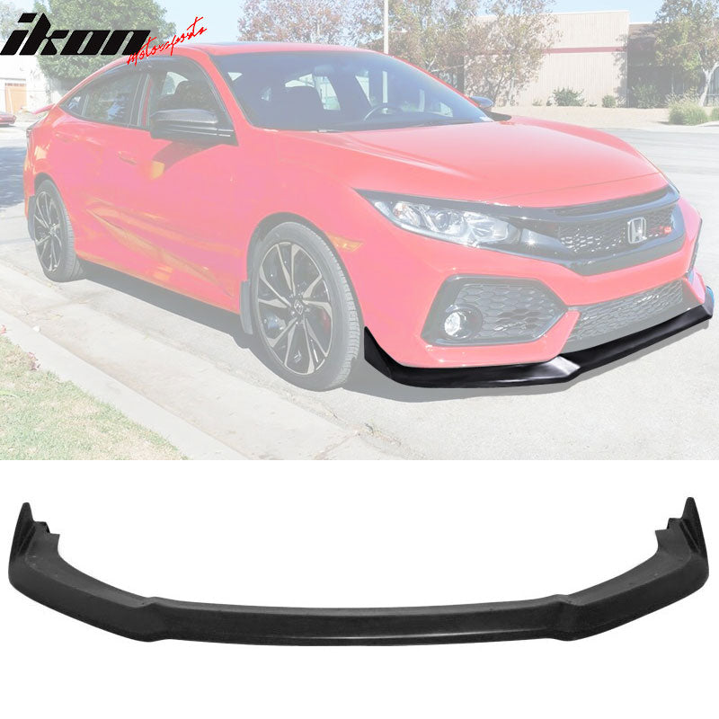 2019-2021 Honda Civic CS Style Unpainted Front Bumper Lip Spoiler PU