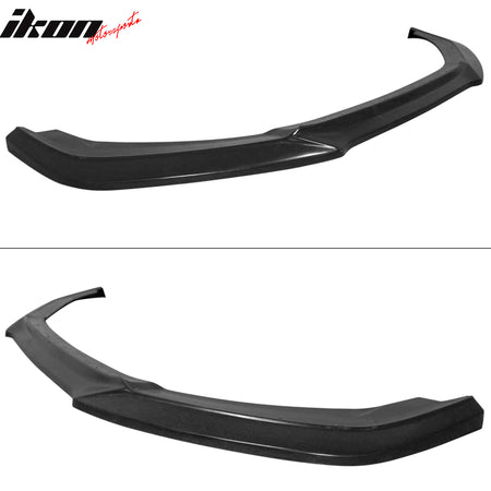 Fits 19-21 Honda Civic GT Style Front Bumper Lip Spoiler Kit Unpainted Black PU