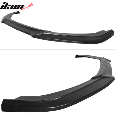 Fits 19-21 Honda Civic GT Style Front Bumper Lip Spoiler Kit Unpainted Black PU