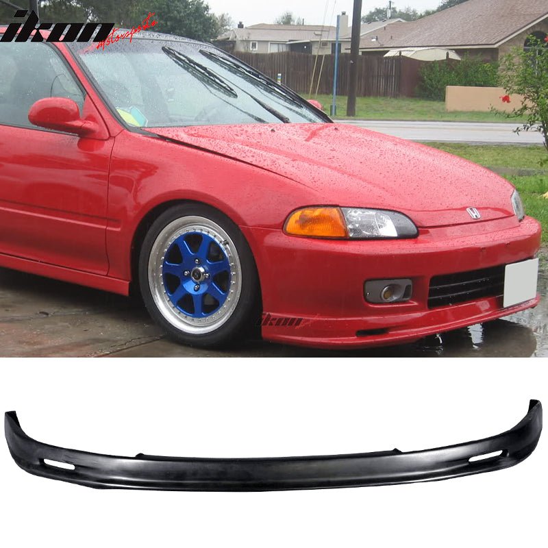 1992-1995 Honda Civic EG Mugen Style Unpainted Front Bumper Lip PP