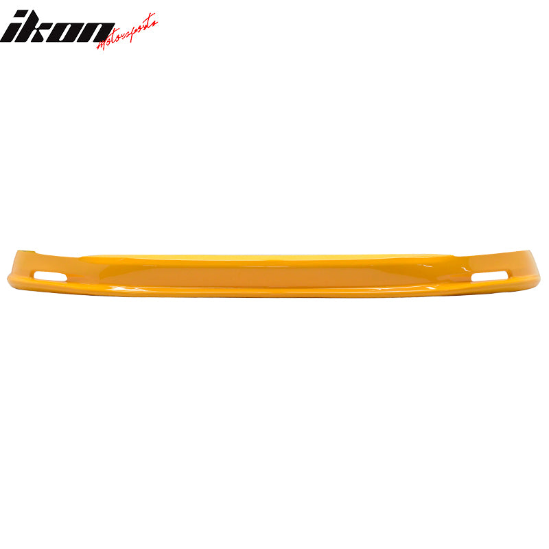 Fits 96-98 Honda Civic EK Mugen Style Front Bumper Lip Spoiler PU Painted Orange