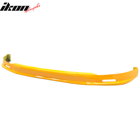 Fits 96-98 Honda Civic EK Mugen Style Front Bumper Lip Spoiler PU Painted Orange