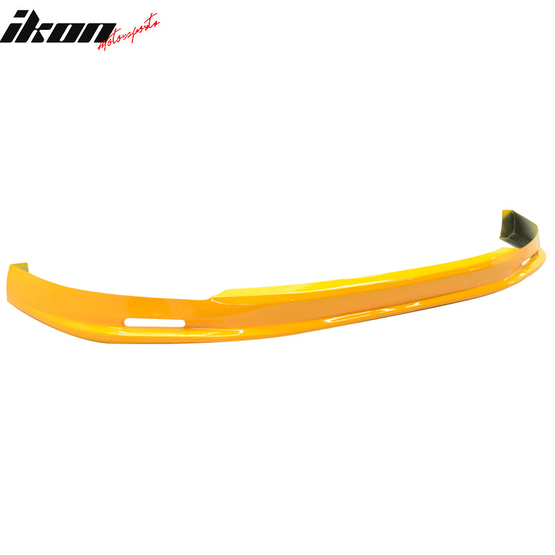 Fits 96-98 Honda Civic EK Mugen Style Front Bumper Lip Spoiler PU Painted Orange