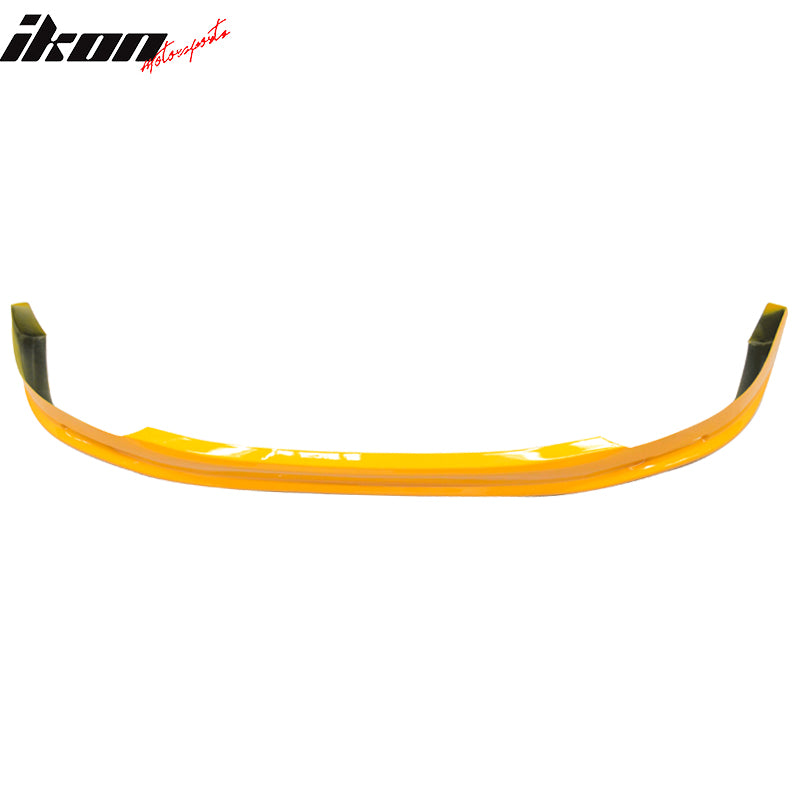 Fits 96-98 Honda Civic EK Mugen Style Front Bumper Lip Spoiler PU Painted Orange