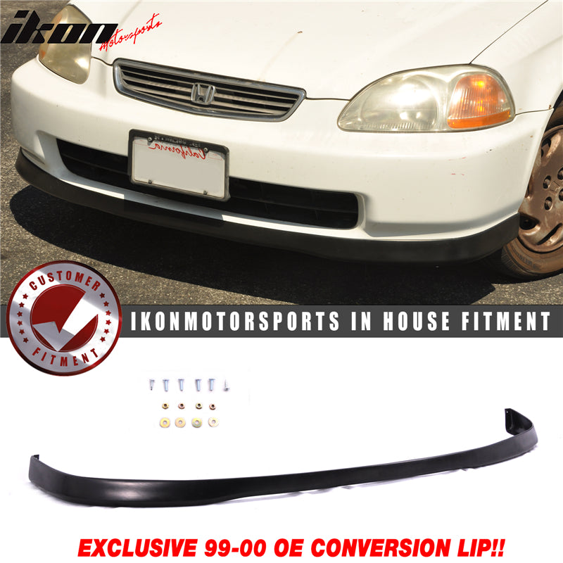 1996-1998 Honda Civic EK OEM Si Style Front Lip Splitter Spoiler PU