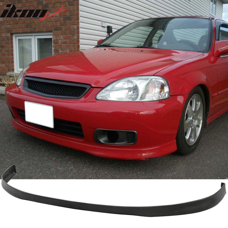 Fits 99-00 Honda Civic Front Bumper Lip Spoiler Splitter