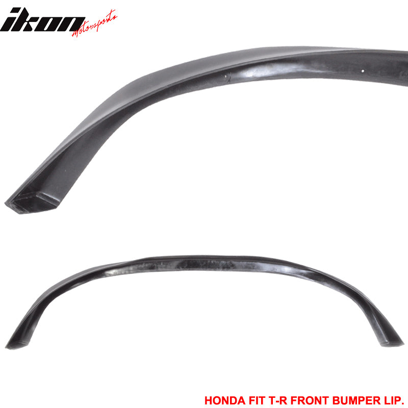 T-R Style Front Bumper Lip Spoiler For 07-08 Honda Fit Hatchback 4Dr PU