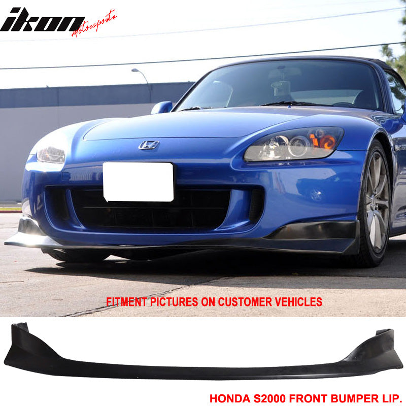 2004-2009 Honda S2000 AP2 AMS Style Unpainted Front Bumper Lip PU