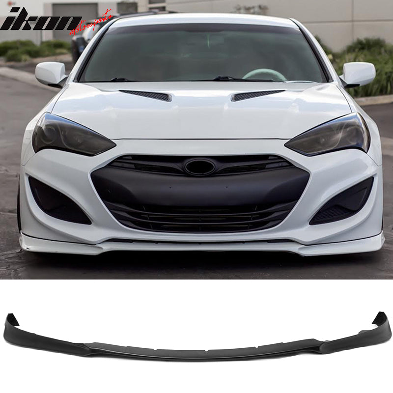 2013-2016 Hyundai Genesis Coupe KS Style Unpainted Front Bumper Lip PU