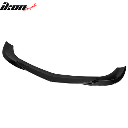 Fits 12-14 Benz W204 C Class GH Style Front Bumper Lip Spoiler ABS Gloss Black