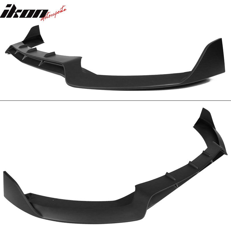 Fits 15-18 Benz W205 C-Class Sport B Style Front Bumper Lip Spoiler Unpainted PP