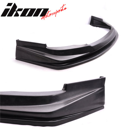 Fits 08-15 Mitsubishi Lancer Evolution X V Style Front Bumper Lip Splitter PU