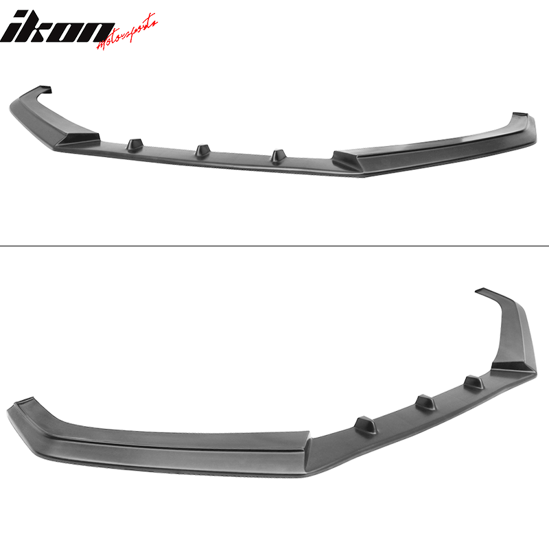 Fits 13-16 Subaru BRZ IKON V3 Style Front Bumper Lip Spoiler Unpainted Black PU