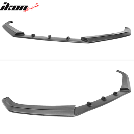 Fits 13-16 Subaru BRZ IKON V3 Style Front Bumper Lip Spoiler Unpainted Black PU