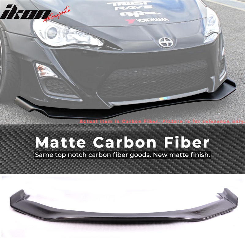 Fits 13-20 Scion FRS GT86 GR Type Front Bumper Lip - Carbon Fiber