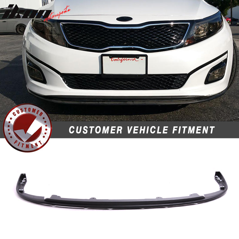 2014-2015 Kia Optima SX Sedan IKON Style Unpainted Front Lip Splitter