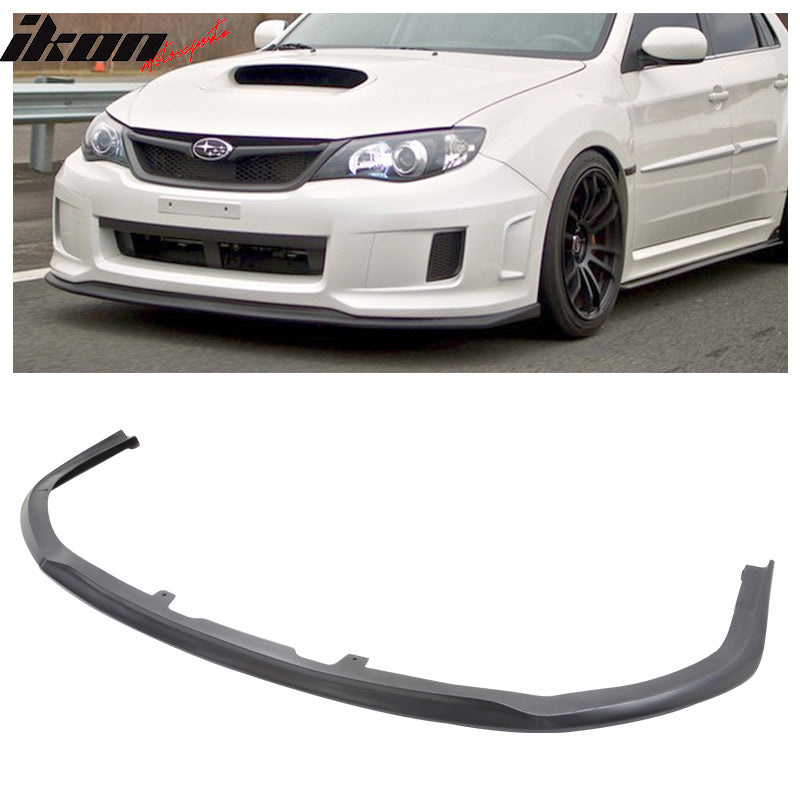 2011-2014 Subaru Impreza WRX STI CS1 Style Front Bumper Lip Spoiler PU