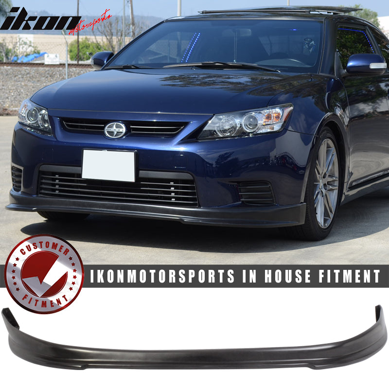 Fits 11-13 Scion tC RS Style Front Bumper Lip Spoiler Splitter Kit Unpainted PU