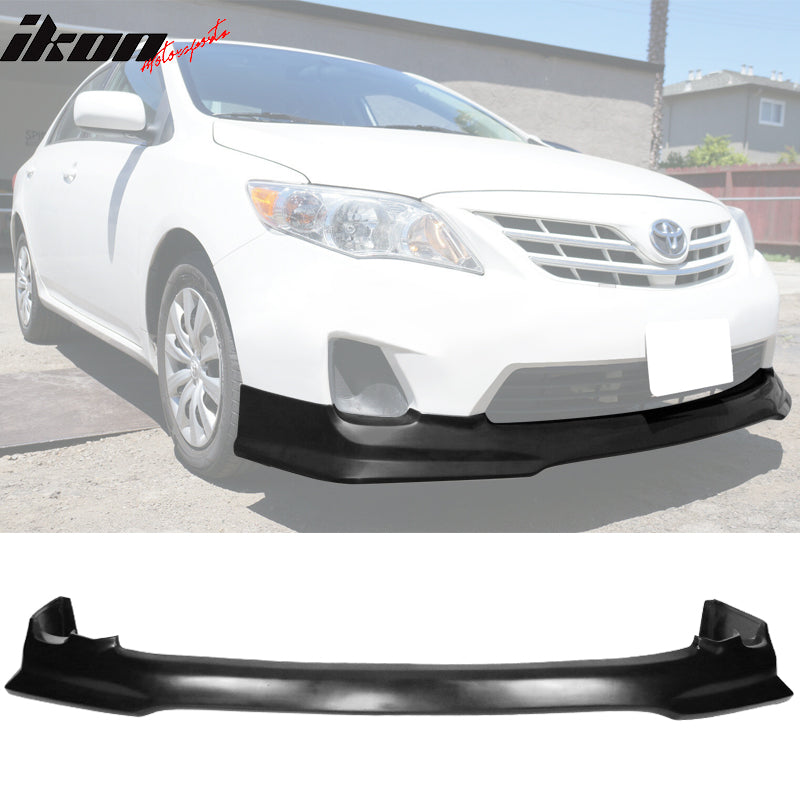 2011-2013 Toyota Corolla TR-D Style Unpainted Front Lip Splitter PU