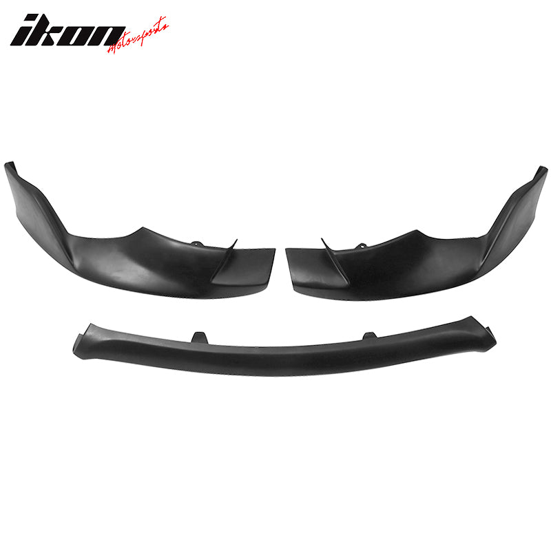 Fits 14-16 Toyota Corolla Base L LE Sport Style 3PCS Front Bumper Lip Spoiler PU