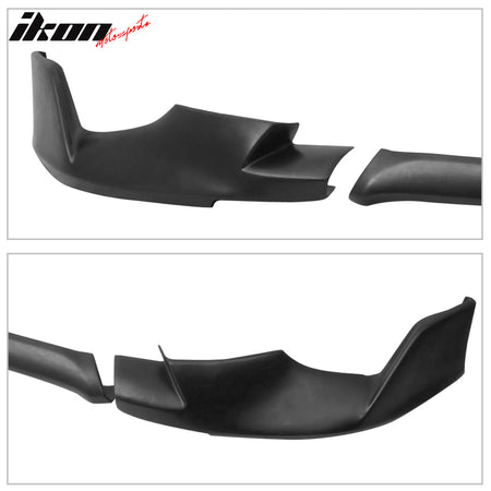 Fits 14-16 Toyota Corolla Base L LE Sport Style 3PCS Front Bumper Lip Spoiler PU