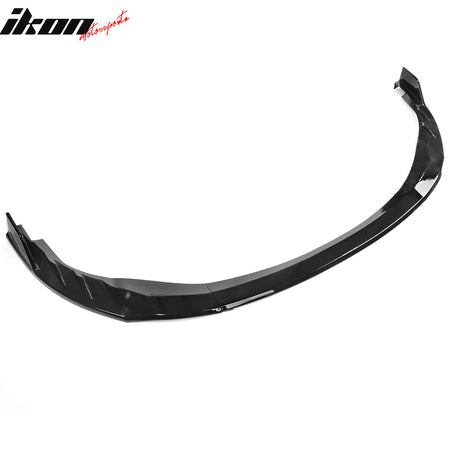 IKON MOTORSPORTS, Front Bumper Lip Compatible With 2020-2022 Toyota Corolla L, LE, XLE, Hybrid LE Only, Guard Protection Finisher Under Chin Spoiler