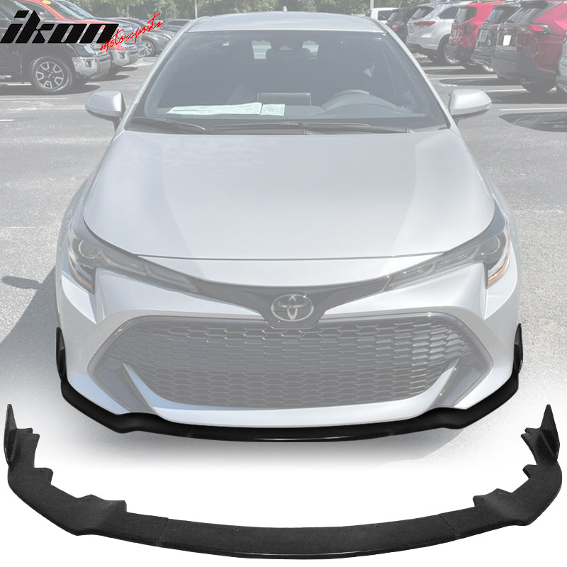 2019-2022 Toyota Corolla 5Door TS Style Front Bumper Lip 3PCS PU