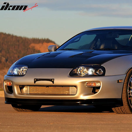 Fits 93-98 Toyota MK4 Supra Aero Magic Whifbitz WB Style Front Bumper Lip Kit PU