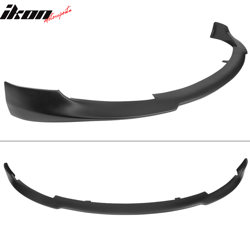 Fits 17-23 Tesla Model 3 Front Bumper Lip Matte Black - PP