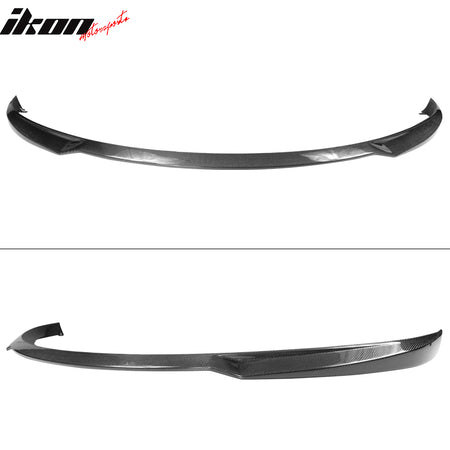 Fits 12-16 Tesla Model S Carbon Fiber Front Bumper Lip Spoiler IKON Style