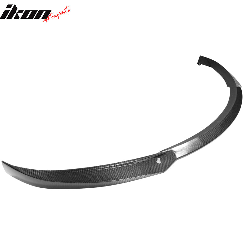 Fits 12-16 Tesla Model S Carbon Fiber Front Bumper Lip Spoiler IKON Style