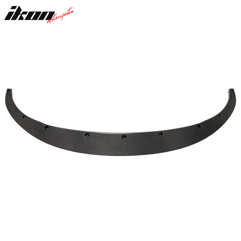 Fits 20-24 Tesla Y IKON Style Front Bumper Lip Spoiler Real Carbon Fiber