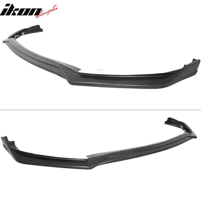 IKON MOTORSPORTS, Front Bumper Lip Compatible With 2018-2020 Toyota Sienna SE LE XLE, MP Style Unpainted Black Front Lip Spoiler Underbody Splitter