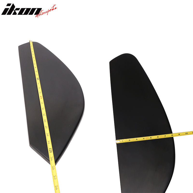 26" x 8" Ikon Style Universal Front Rear Bumper Lip Side Skirt Extensions