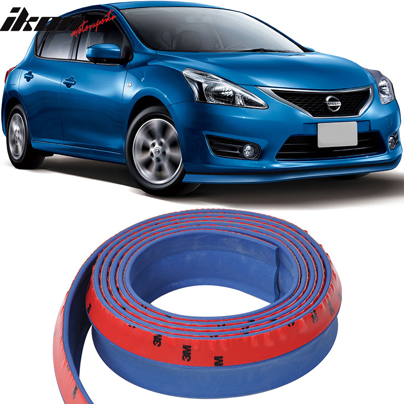 Universal Type 1 100" 8.5FT Front Bumper Lip Side Splitter Rubber Foam