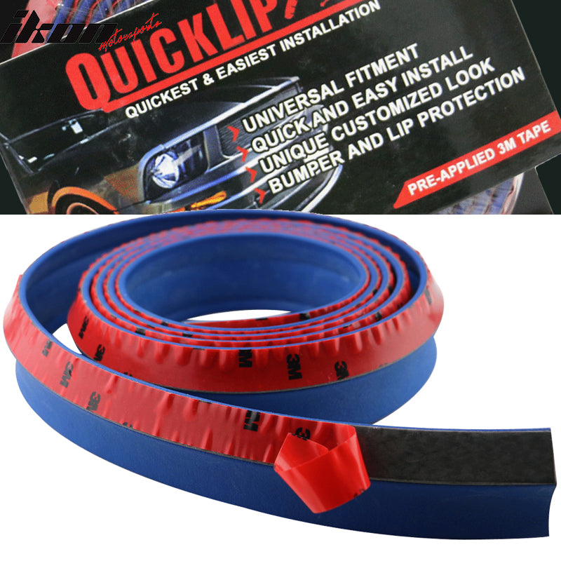 3M Tape Adhesive Front Bumper Lip Splitter Quick Chin 100 Inch 8.5 FT Matte Blue