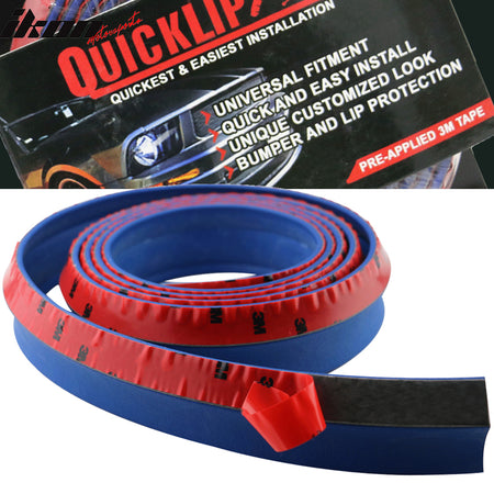 3M Tape Adhesive Front Bumper Lip Splitter Quick Chin 100 Inch 8.5 FT Matte Blue