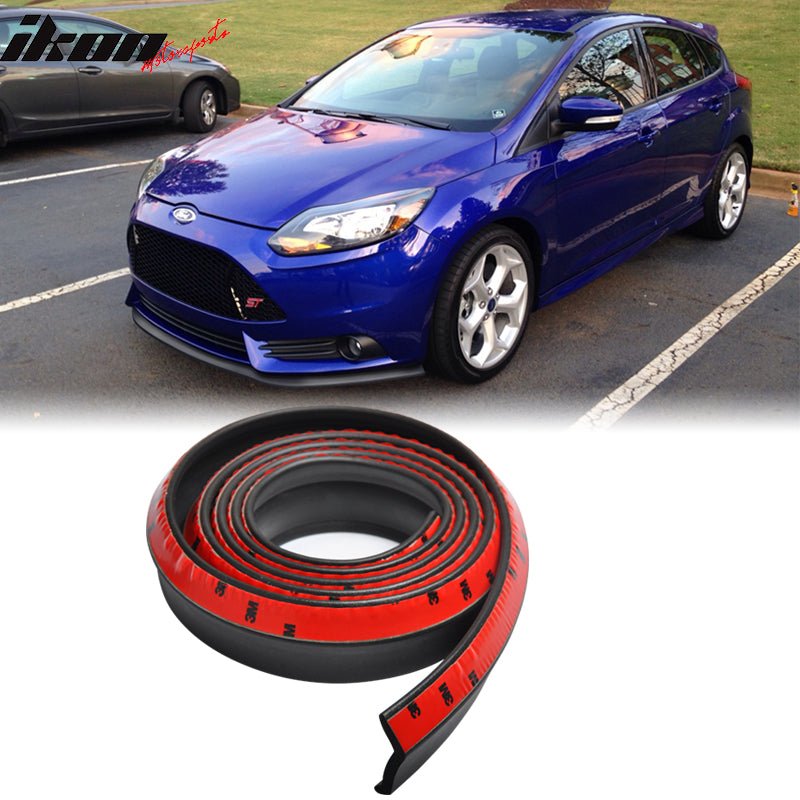 100" Ford Front Bumper Lip Splitter Chin Side Spoiler Rubber Foam