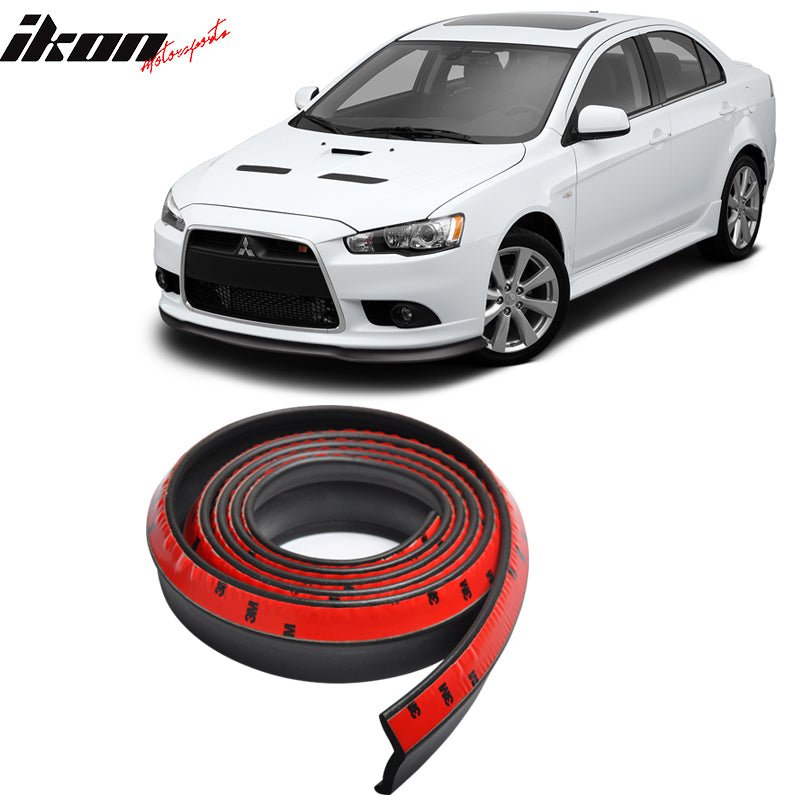 100" Mitsubishi Front Bumper Lip Splitter Chin Spoiler Rubber Foam