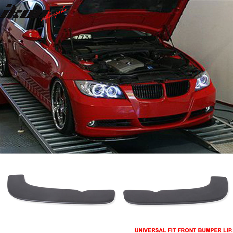 Universal 24"x5"Inch Type 3 Front Bumper Quick Lip Splitter 2PC PU