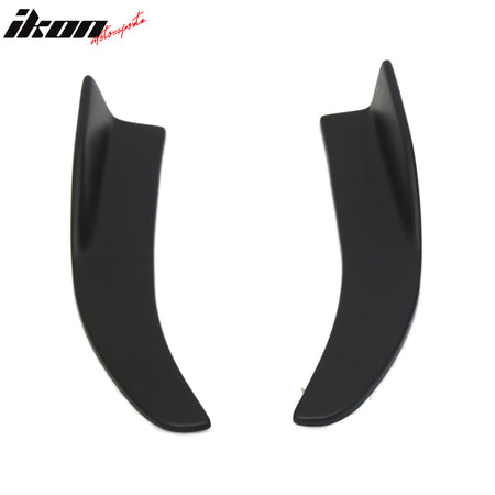 2x Universal Rear Bumper Lip Diffuser Spoiler Winglet Side Splitter Canard Guard