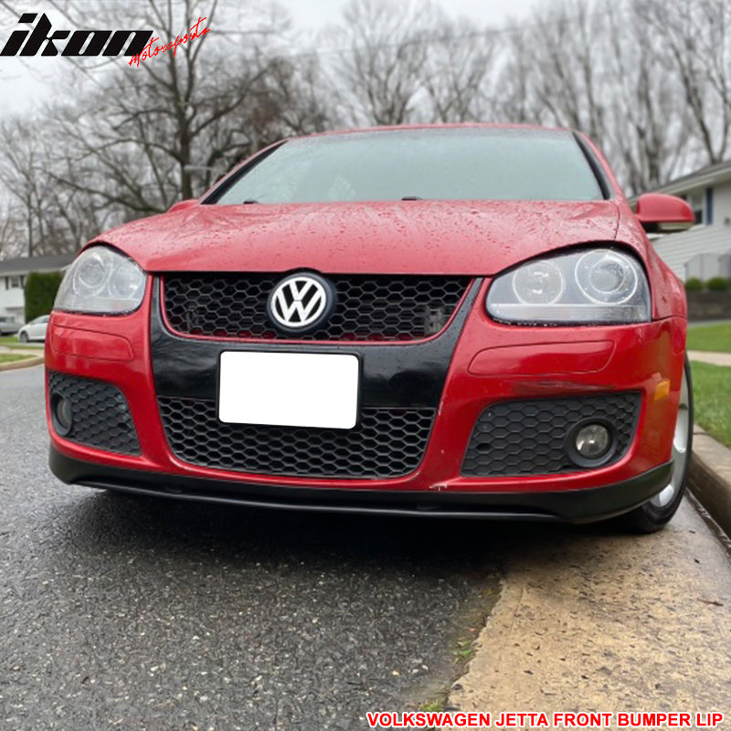 Fits 05-10 VW Golf GTI MK5 Jetta Euro Style Front Bumper Lip Spoiler Unpainted