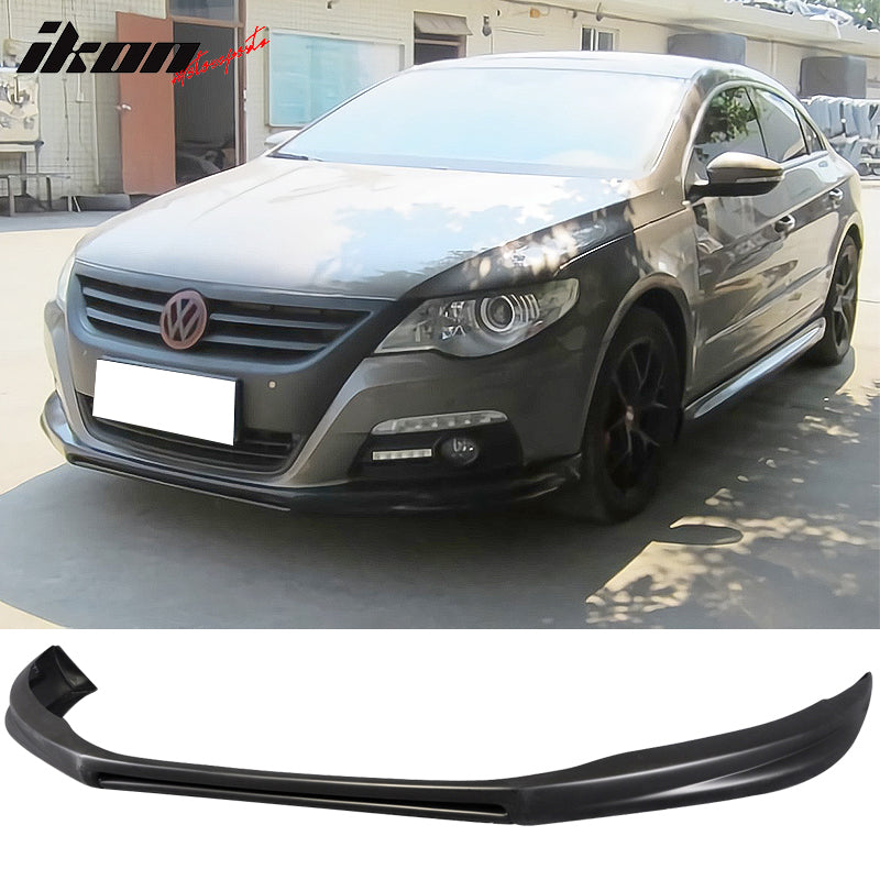 Fits 09-12 VW CC 4Dr Sedan Front Bumper Lip Spoiler PP Painted Color