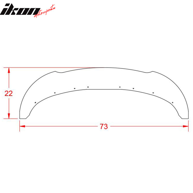 Fits 15-23 Charger SRT8 Hellcat 392 Scat Pack CF Front Lip & Splitter Rod