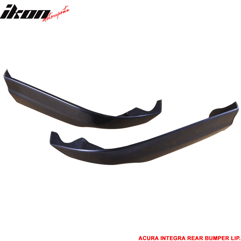 Fits 98-01 Acura Integra Type R Style Front Bumper Lip Spoiler & Rear Aprons 2PC