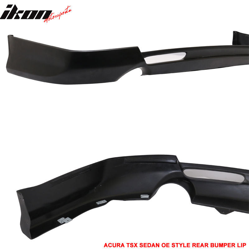 Fits 04-05 Acura TSX 4DR Sedan OE Factory Style Rear Bumper Lip Diffuser PU