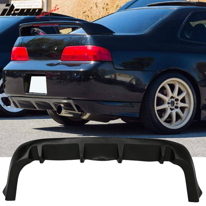 1997-2001 Honda Prelude BB6 Custom MU 4 Fin Rear Bumper Lip Diffuser